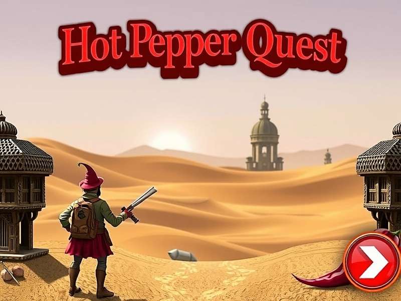Hot Pepper Quest player using spice combinations to solve a Rajasthan desert puzzle